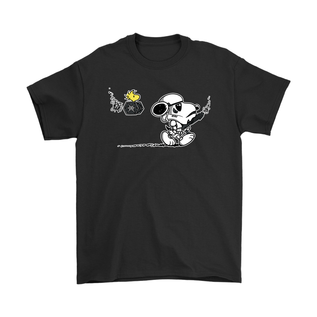 Trooper Star Wars Woodstock And Snoopy Shirts