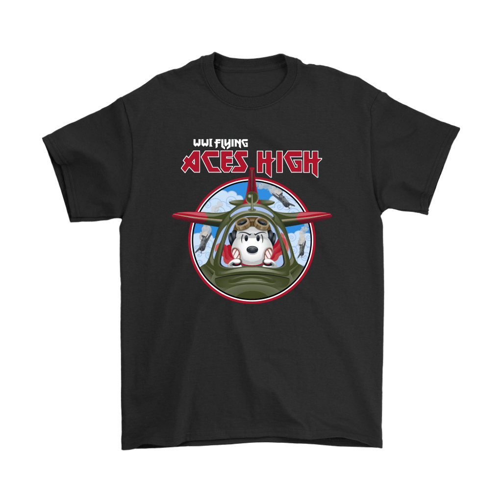 World War One Flying Aces High Snoopy Shirts