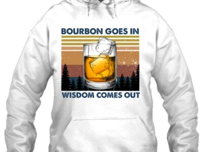 bourbon goes in wisdom comes out