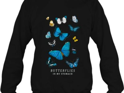 butterflies in my stomach blue butterfly soft aesthetic