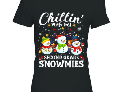 Chillin‘ With My 2Nd Second Grade Snowmies Teacher Christmas