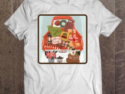 Christmas Decorations Truck Joy Gift Family And Friends Vibes Classic