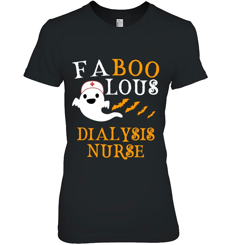 Faboolous Dialysis Nurse Funny Halloween Costume Gift Ghost