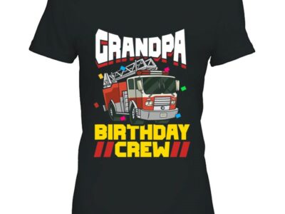 Fire Truck Firefighter Party Grandpa Birthday Crew