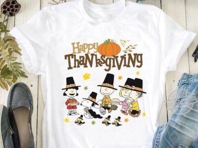 Happy Thanksgiving Snoopy Friends Shirt