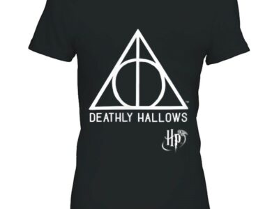 Harry Potter Deathly Hallows Line Art Front & Back Tank Top