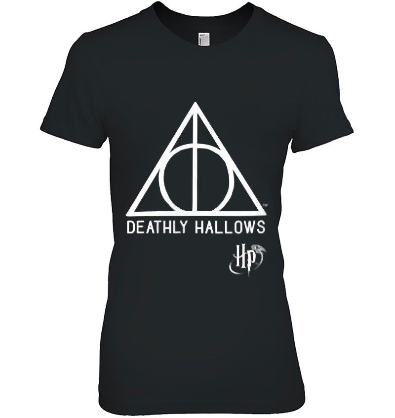 Harry Potter Deathly Hallows Line Art Front & Back Tank Top