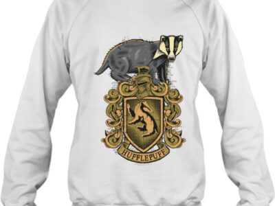 Harry Potter Hufflepuff Badger Crest Pullover