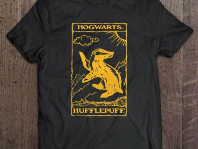 Harry Potter Hufflepuff Vintage Poster