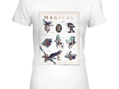 Harry Potter Magical Creatures Book Cover Tank Top