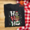 Funny Baby Yoda Ho Ho Ho Merry Christmas Shirt