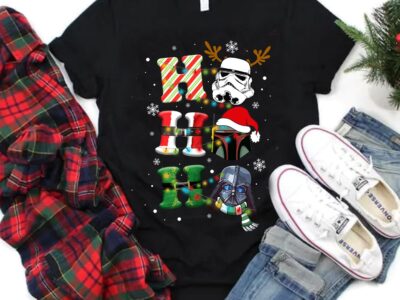 Ho Ho Ho Star Wars Character Funny Christmas Shirt