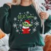 Let it Snow Baby Yoda Santa Claus Christmas Shirt
