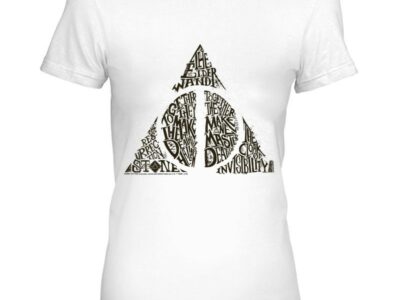 Kids Harry Potter Deathly Hallows Sketch Text Fill