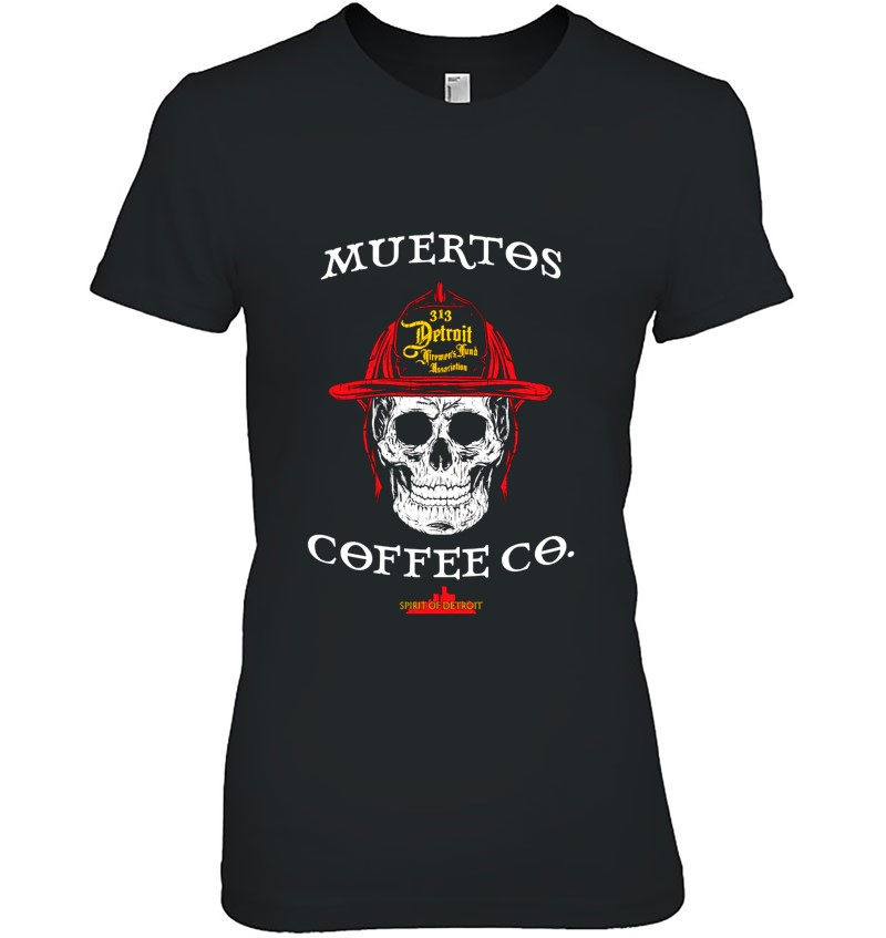 Muertos Coffee Co. 313 Detroit Firefighter Skull