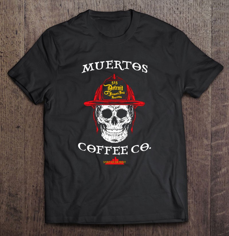 Muertos Coffee Co. 313 Detroit Firefighter Skull