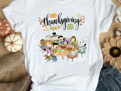 Peanuts Party Thanksgiving Shirt Snoopy Thanksgiving Shirt Thanksgiving Shirt Snoopy Thanksgiving Dinner Charlie Brown Snoopy Friends