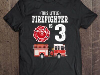 Sound The Alarm I‘m 3 Funny Future Firefighter Birthday