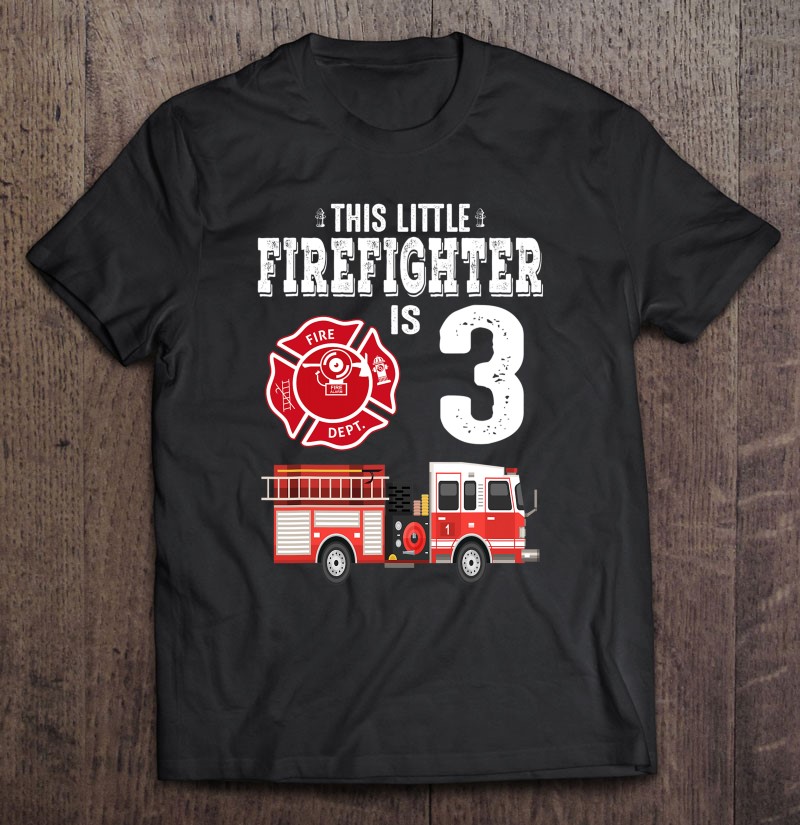 Sound The Alarm I‘m 3 Funny Future Firefighter Birthday