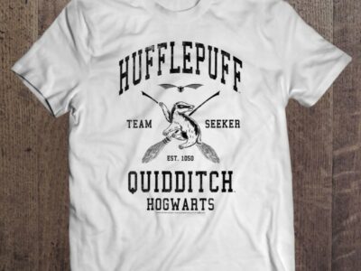 Women‘s Harry Potter Hufflepuff Team Seeker Hogwarts Quidditch V-Neck