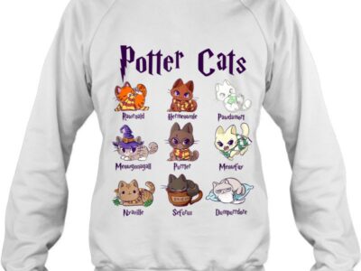 Womens Potter Cats Cute Harry Pawter Kitten Gift For Her