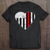Women‘ss Firefighter Wife Thin Red Line Hear