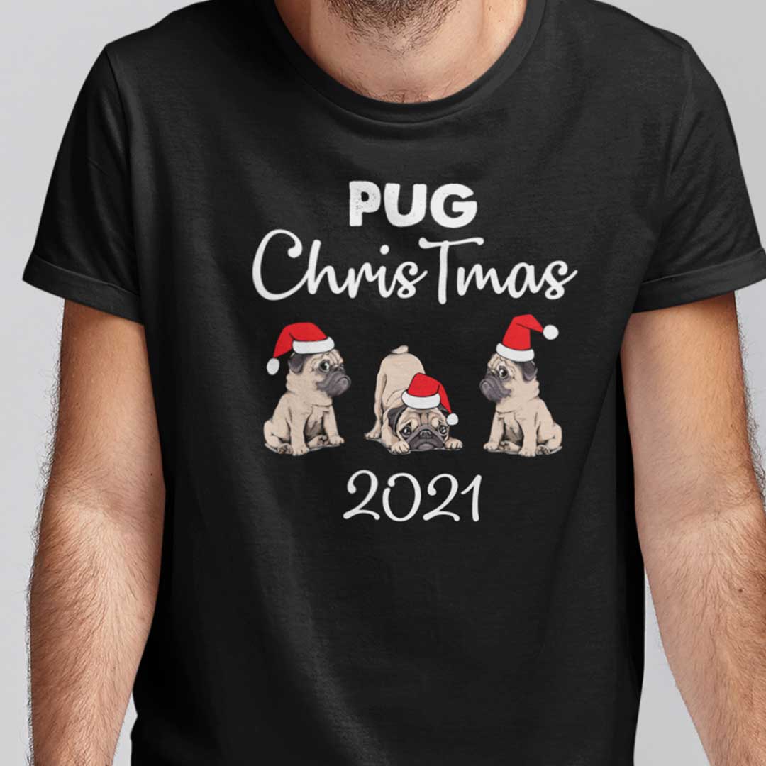 Santa Pug Merry Christmas Christmas T Shirt