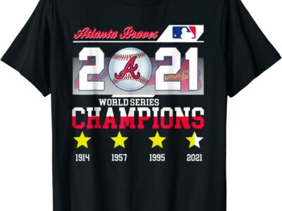Baseball Atlanta Braves World Series Champions Star T Shirt
