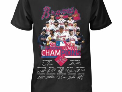 Atlanta Braves 2021 Team Champion Celebration Shirt
