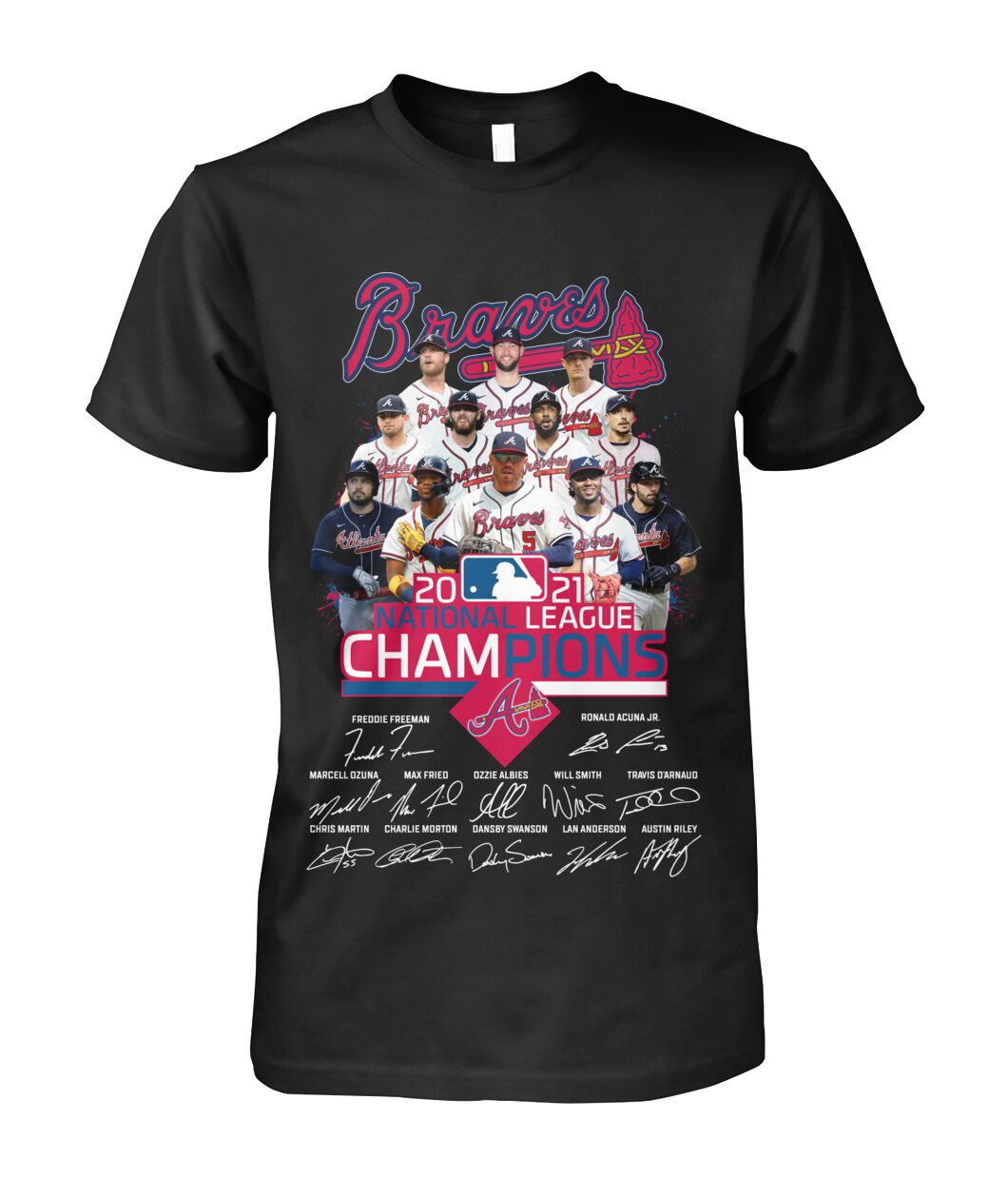 Atlanta Braves 2021 Team Champion Celebration Shirt