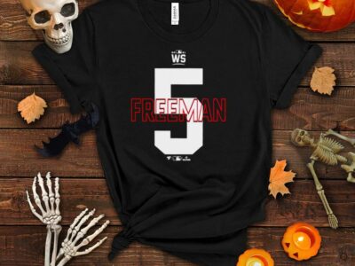 Atlanta Braves Freddie Freeman Fanatics Branded Navy 2021 World Series Bound Big Shirt