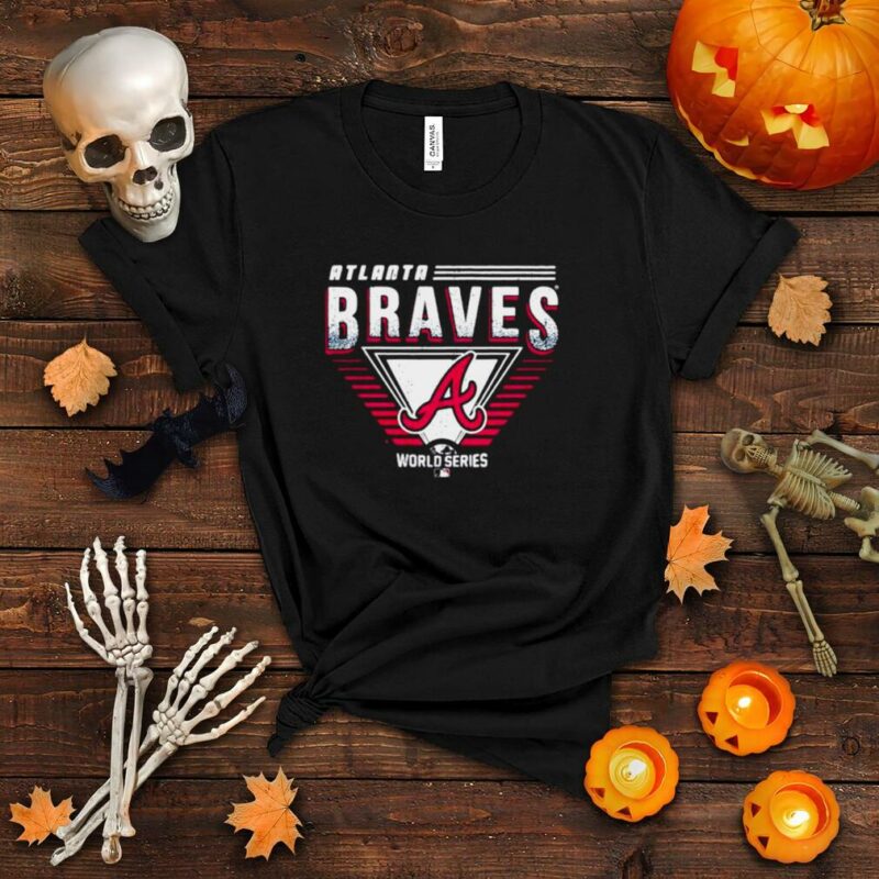 Atlanta Braves Majestic Threads Navy 2021 World Series Bound Amusing Night Tri Blend Pullover Shirt