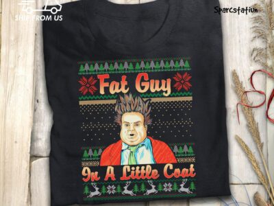 Fat Guy In A Little Coat Christmas T Shirt Tommy T Shirt Tommy Boy Movie Shirts
