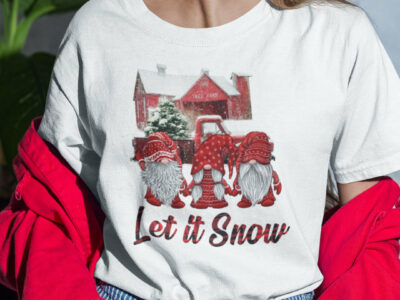 Gnomes Let It Snow Christmas Shirt