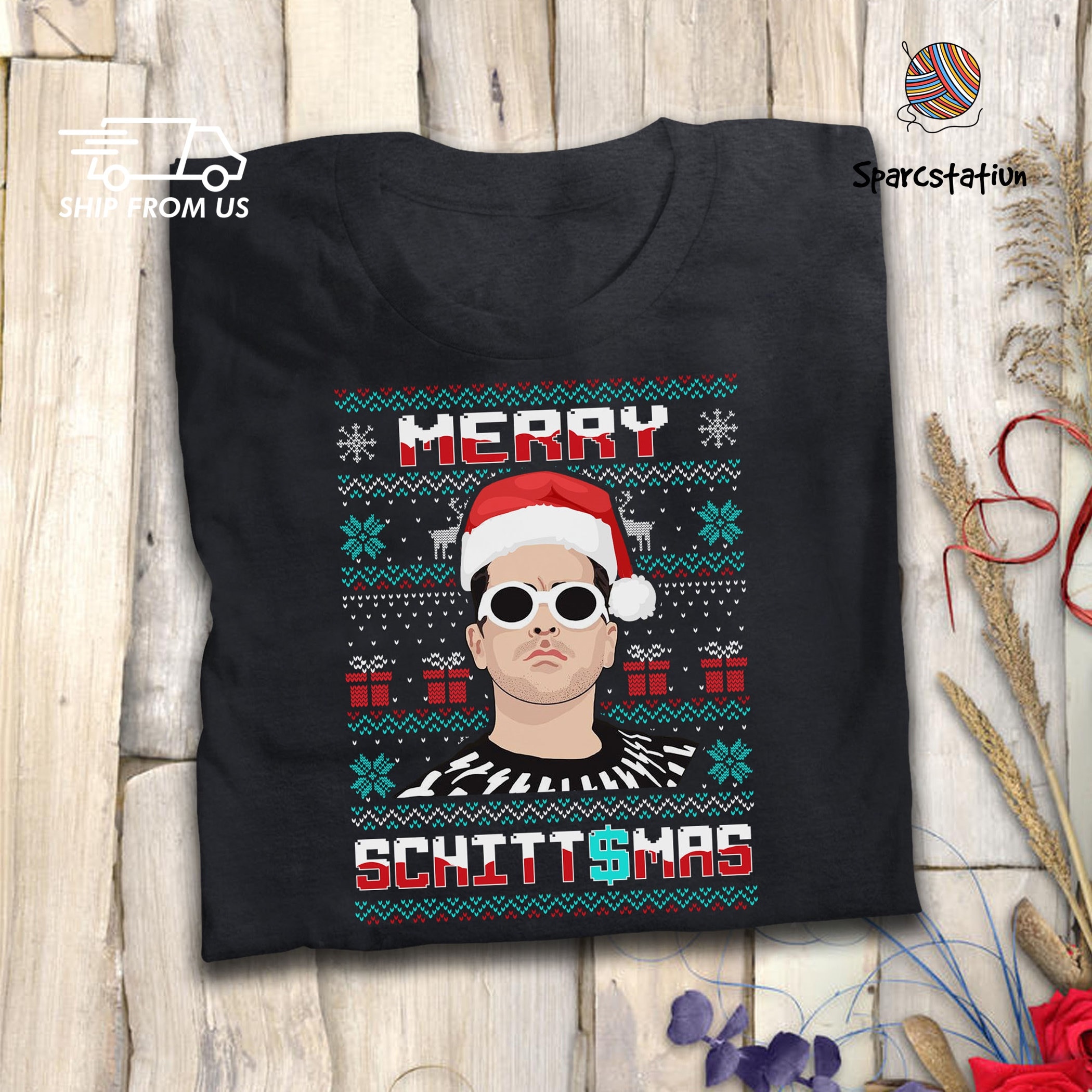 Merry Schittsmas T Shirt David Rose Shirt Schitt's Creek T Shirt Christmas Gifts