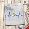 Los Angeles Rams Heartbeat American Football Team T Shirt