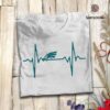 Philadelphia Eagles Heartbeat American Football Team T Shirt