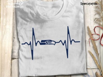 Seattle Seahawks Heartbeat American Football Team T Shirt
