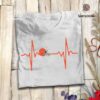 Cleveland Browns  Heartbeat American Football Team T Shirt