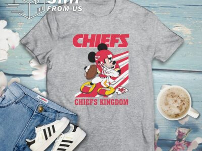 Mickey Mouse Kansas City Chiefs American Football Team T Shirt