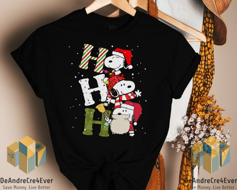 Snoopy Christmas Shirt, Ho Ho Ho Snoopy Shirt
