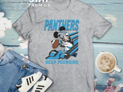 Mickey Mouse Carolina Panthers American Football Team T Shirt