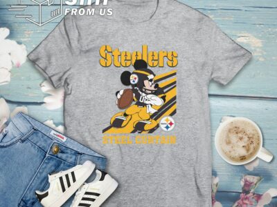Mickey Mouse Pittsburgh Steelers American Football Team T Shirt