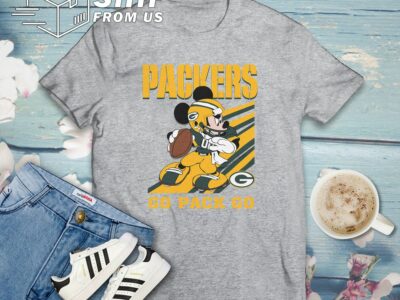 Mickey Mouse Green Bay Packers American Football Team T Shirt