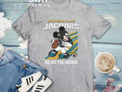 Mickey Mouse Jacksonville Jaguars American Football Team T Shirt