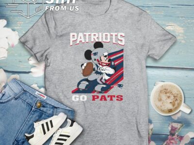 Mickey Mouse New England Patriots American Football Team T Shirt