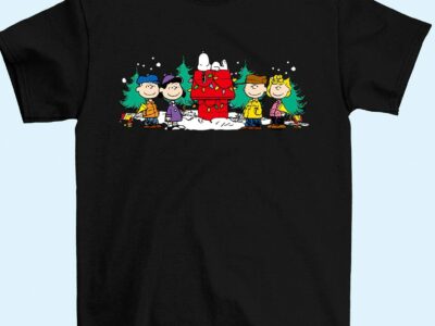 Peanuts Snoopy Dog House Family Photo Charlie Brown Disney Trip Merry Christmas Mickey Party Shirt, Thanksgiving T Shirt,  Family Friends