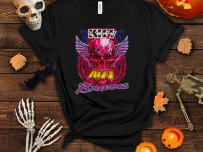 Kiss Skull Atlanta Braves 2021 shirt