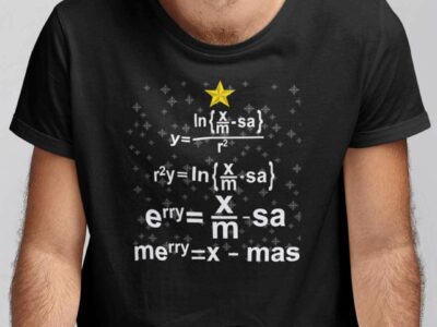 Math Teacher Christmas Tree Shirt