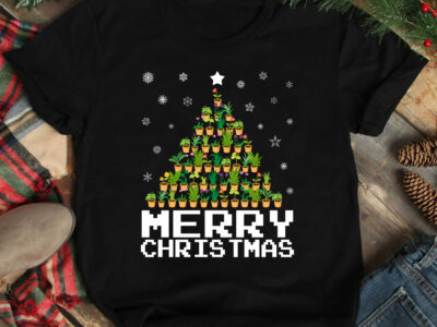 Merry Christmas Gardening Shirt Pine